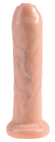 7" Uncut Cock with Strap-On Harness
