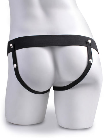 8" Hollow Rechargeable Strap-on with Remote
