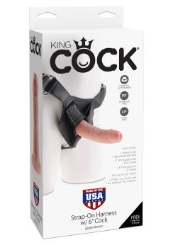 Strap-On Harness 6 Inch Cock
