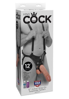 Hollow Strap On 12 Inch