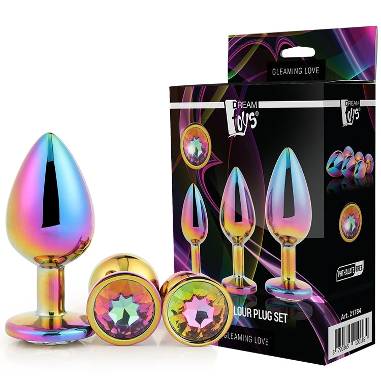 Set 3 Dopuri Anale Gleaming Love Multicolor