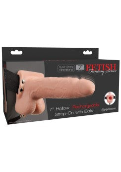 7inch Hollow Recharge Strap On