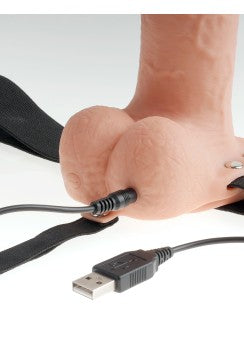 11in Hollow Recharge Strap On