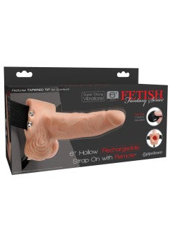 6inch Hollow Strap On Remote
