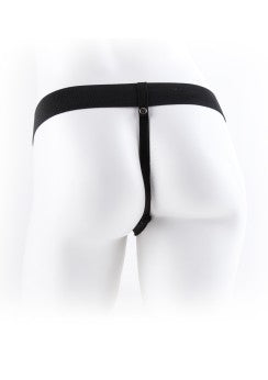 9in. Vibrating Hollow Strap-On