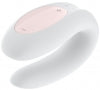 Vibrator Cuplu Double Joy Satisfyer Free App White