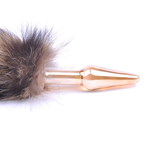Dop Anal Fox Tail Mic din Sticla Guilty Toys