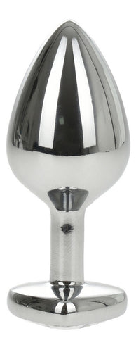 Dop Anal Hearty Buttplug Argintiu/Transparent Medium Passion Labs