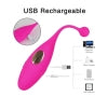 Ou Vibrator Emani Bluetooth Control 10 Moduri Silicon Roz Free App Passion Labs