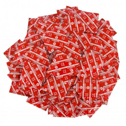 Strawberry Aroma London Condom 1 piece