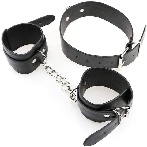 Set BDSM 8 Piese Negru/Rosu Guilty Toys