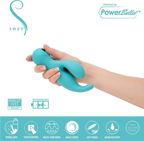 The Swan Touch Vibrator, Perfect for Clitoral and G-spot Stimulation
