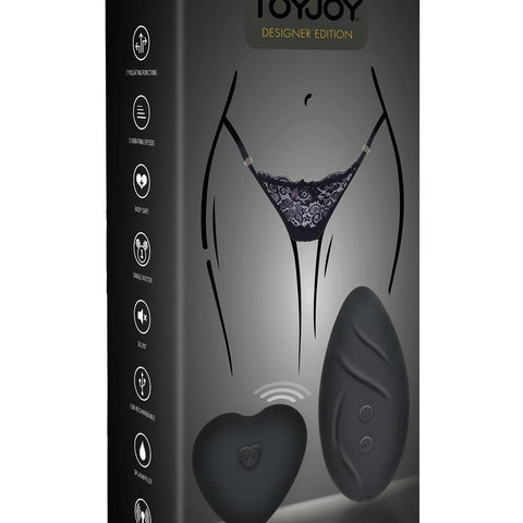 Set Angel Bikini-Vibrator-Telecomanda Wireless 12 Moduri Vibratii Silicon USB Negru