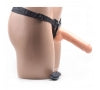 Strap On cu Vibrator 10 Moduri Natural Mokko Toys