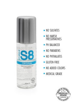 S8 Waterbased Lube 125ml