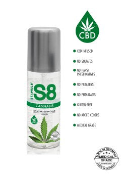 S8 Hybrid Cannabis Lube 125ml