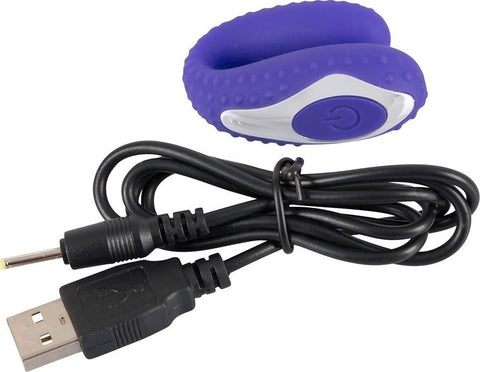 Vibrator Sex Oral Unisex 5 Moduri Vibratii Silicon USB Albastru