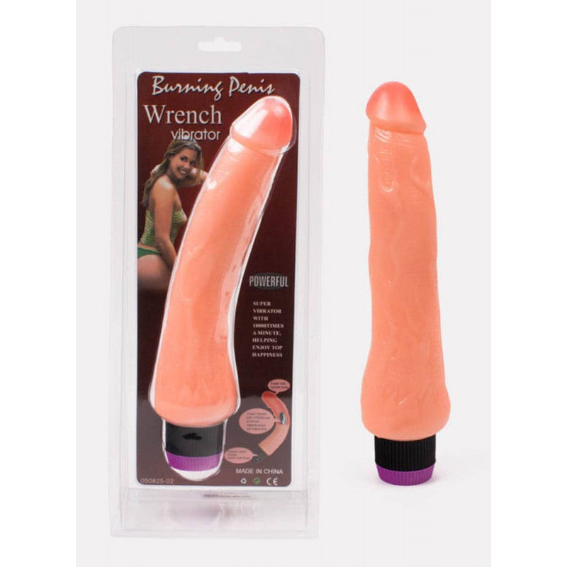 Burning Penis Wrench Vibrator Flesh