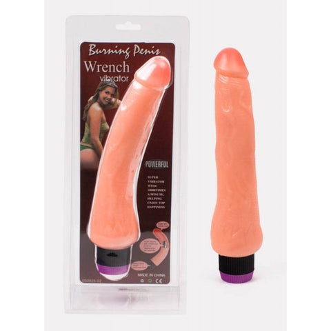 Burning Penis Wrench Vibrator Flesh