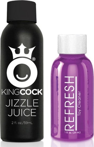 Dildo care ejaculeaza King Cock Natural 23 cm