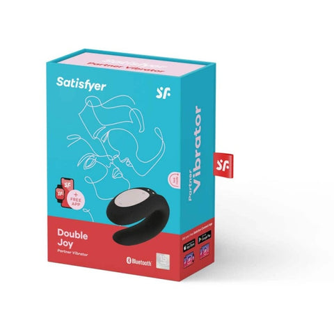 Vibrator Cuplu Double Joy Satisfyer Free App Black