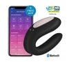 Vibrator Cuplu Double Joy Satisfyer Free App Black