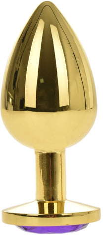 Dop Anal Metallic Buttplug Large Auriu/Mov Passion Labs