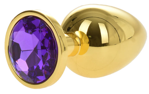 Dop Anal Metallic Buttplug Large Auriu/Mov Passion Labs