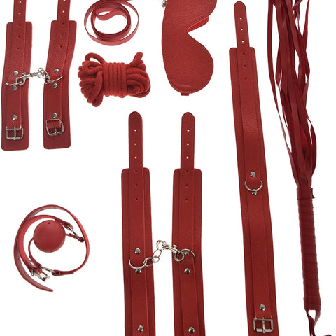 Set BDSM Fear Me Rosu JGF Toys