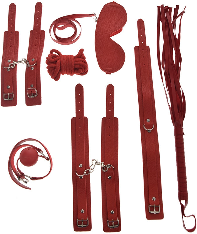 Set BDSM Fear Me Rosu JGF Toys