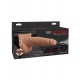 Fetish Fantasy Series 7.5 inch Hollow Squirting Strap-On with Balls Flesh