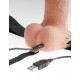 Fetish Fantasy Series 9 inch Hollow Rechargeable Strap-on with balls Flesh