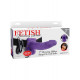 Fetish Fantasy Series 7 inch Vibrating Hollow Strap-On with balls Purple