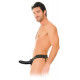 Fetish Fantasy Series For Him or Her Hollow Strap-on 6 inch Black