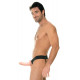 Fetish Fantasy Series Hollow Strap-on 6 inch Flesh