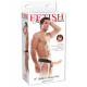 Fetish Fantasy Series Hollow Strap-on 8 inch Flesh