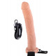 Fetish Fantasy Series Vibrating Hollow Strap-on 11 inch Flesh