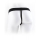 Fetish Fantasy Series Vibrating Hollow Strap-on with balls 7 inch Flesh