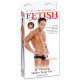 Fetish Fantasy Series Vibrating Hollow Strap-On 10 inch Flesh