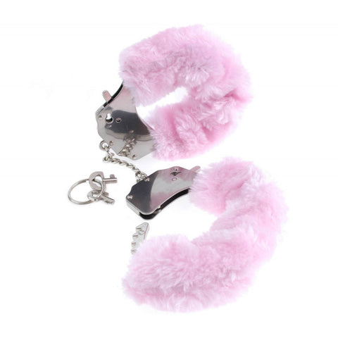FF FURRY CUFFS - PINK