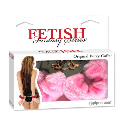 FF FURRY CUFFS - PINK