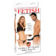 Fetish Fantasy Series Vibrating Hollow Strap On 6 inch Black
