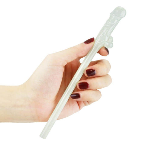 Glow in the Dark Willy Straws AS PIC