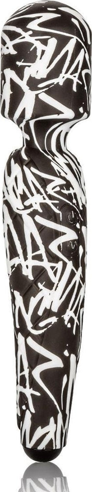 Vibrator Hype 10 Moduri Vibratii Silicon USB Negru/Alb 21 cm