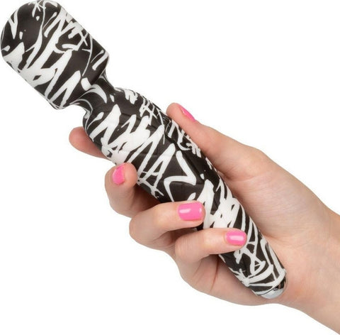 Vibrator Hype 10 Moduri Vibratii Silicon USB Negru/Alb 21 cm