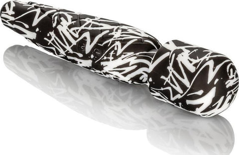 Vibrator Hype 10 Moduri Vibratii Silicon USB Negru/Alb 21 cm