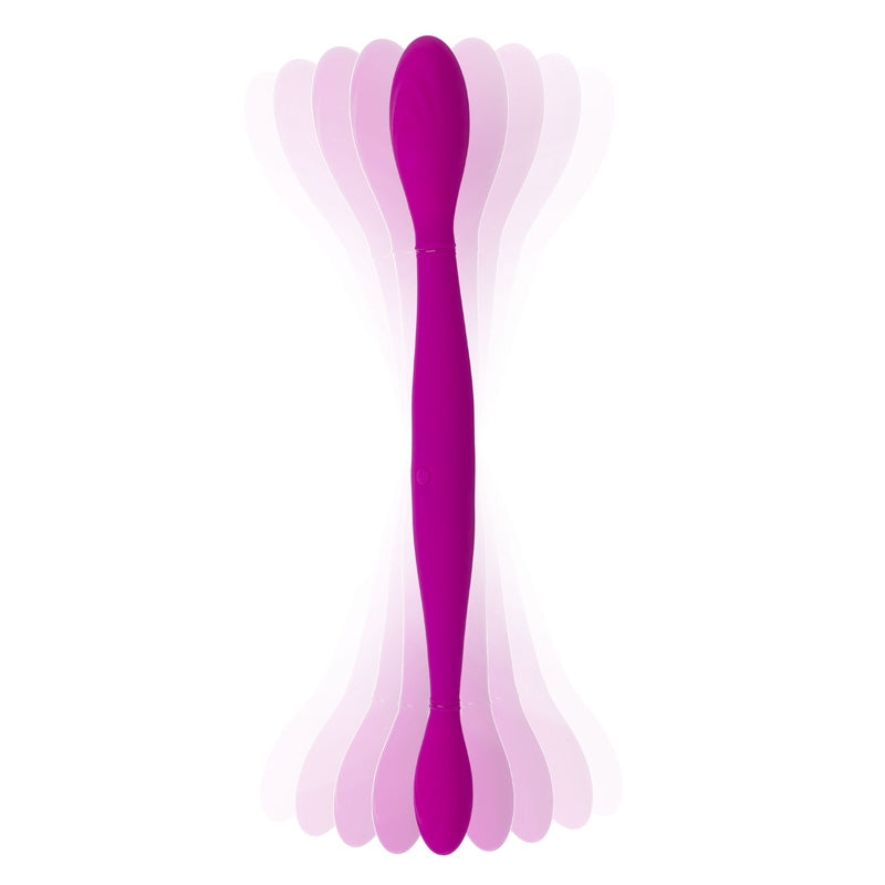 Vibrator Dublu Silicon 37 cm USB Infinity Mov