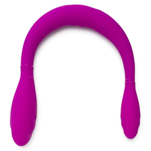 Vibrator Dublu Silicon 37 cm USB Infinity Mov
