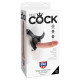 King Cock Strap-on Harness 9 inch Flesh