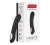 Vibrator KIIROO Pearl2 Bluetooth Control Touch-Sensitive Vibrations Silicon USB Negru 20 cm